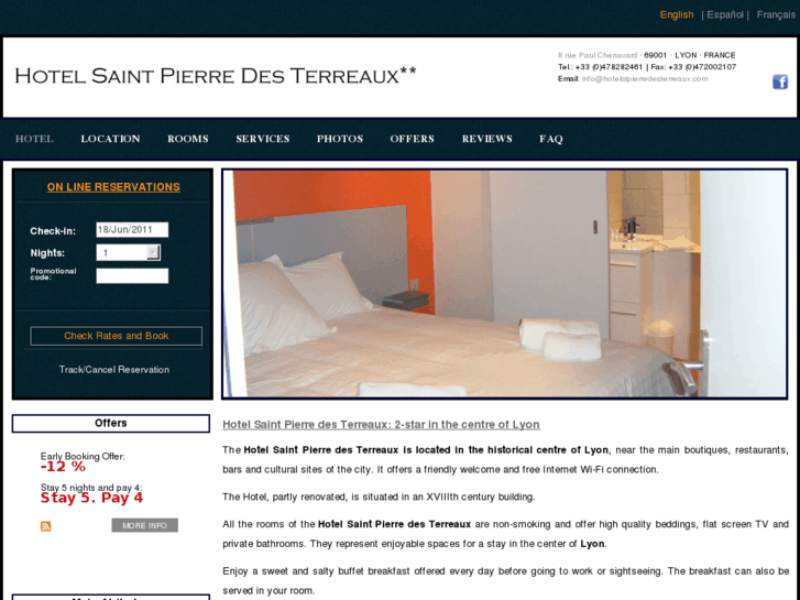 www.hotelstpierredesterreaux.com