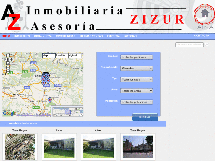 www.inmobiliariazizur.com