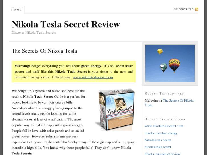 www.nikolateslasecretreview.com