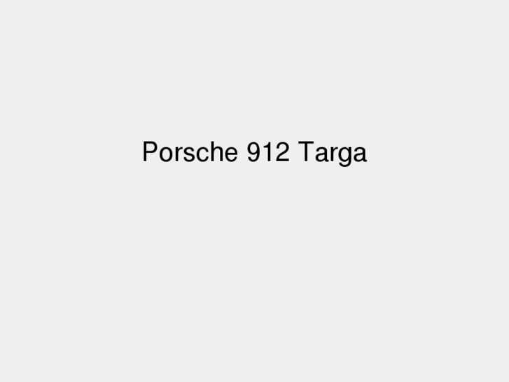 www.porsche912targa.com