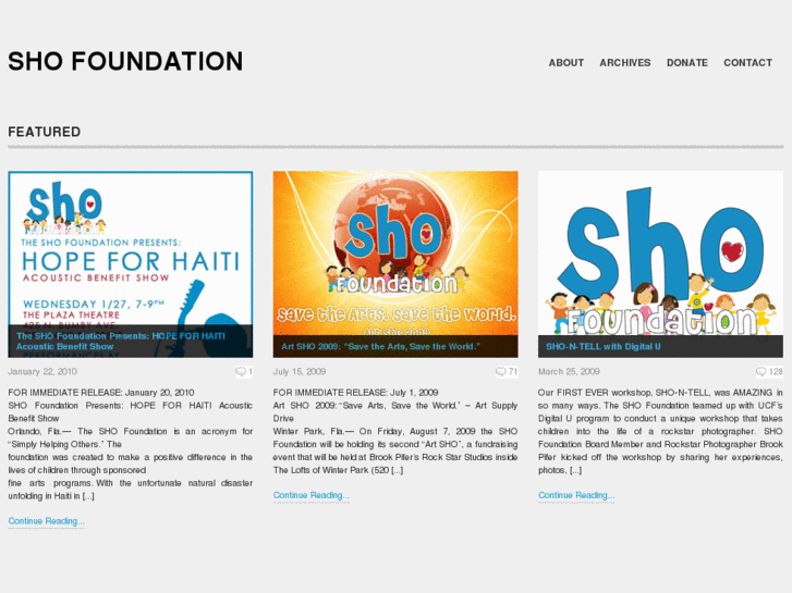 www.shofoundation.org