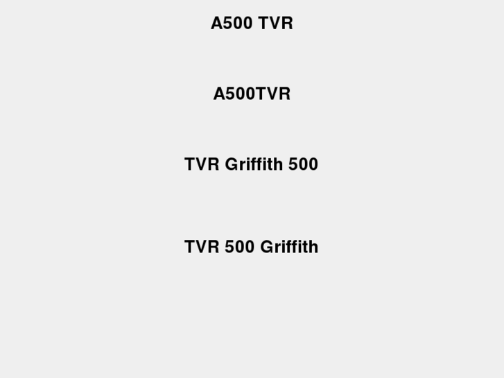 www.a500tvr.com