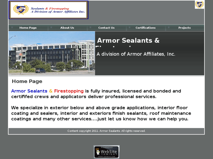 www.armorsealants.net