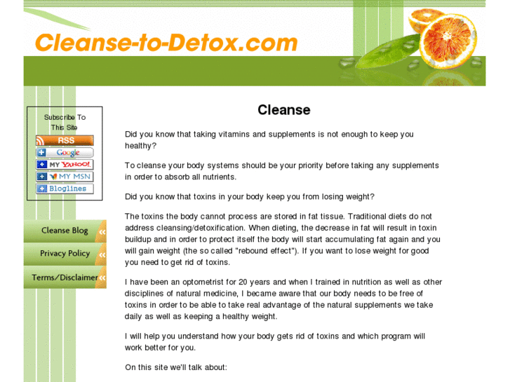 www.cleanse-to-detox.com