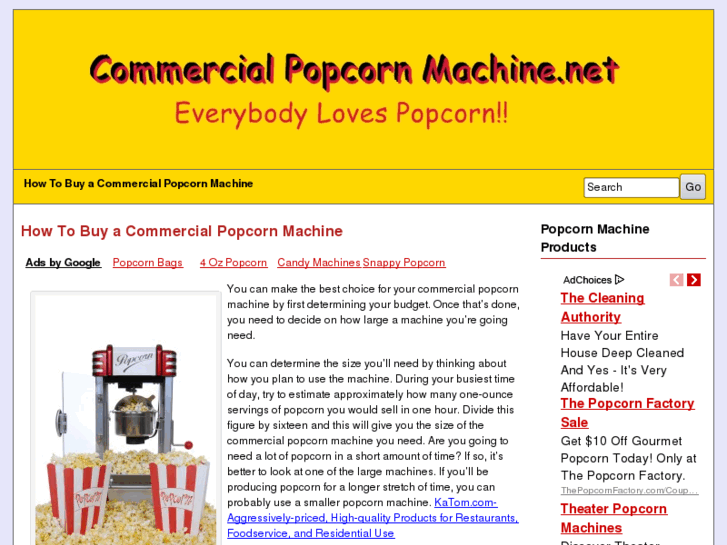 www.commercialpopcornmachine.net