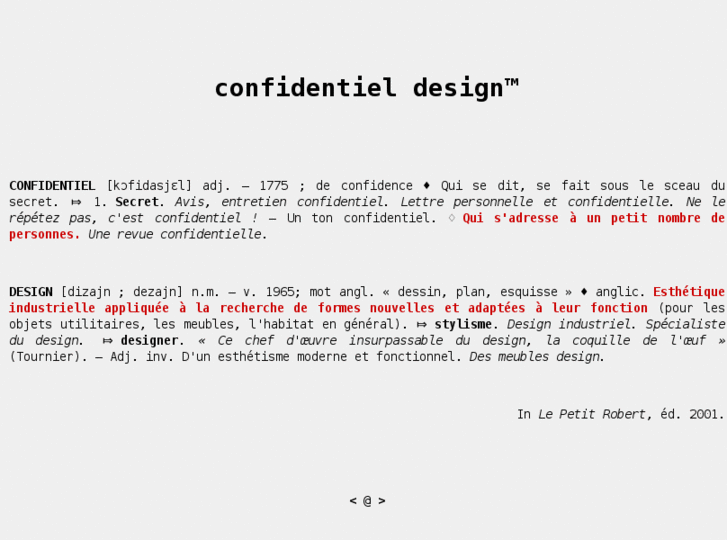 www.confidentiel-design.com