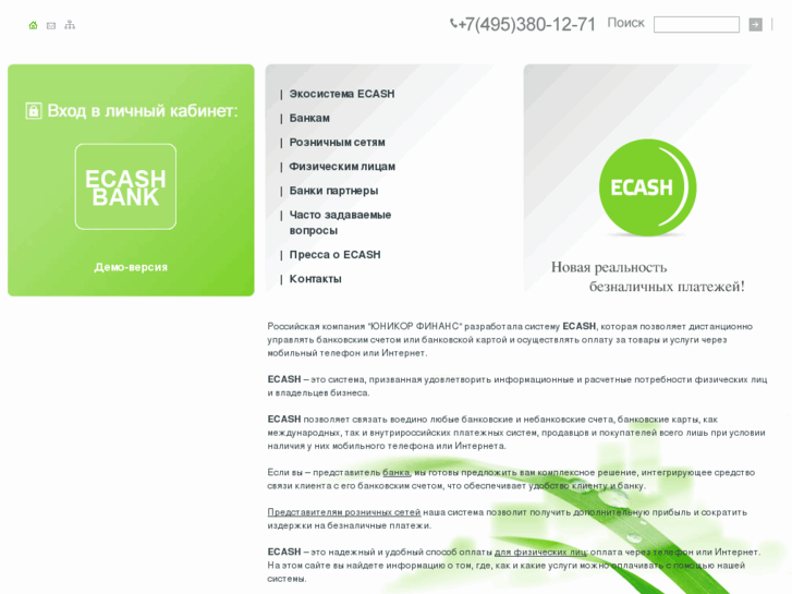 www.e-cash.ru