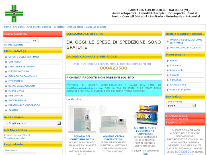 www.farmaciaalbertomele.com