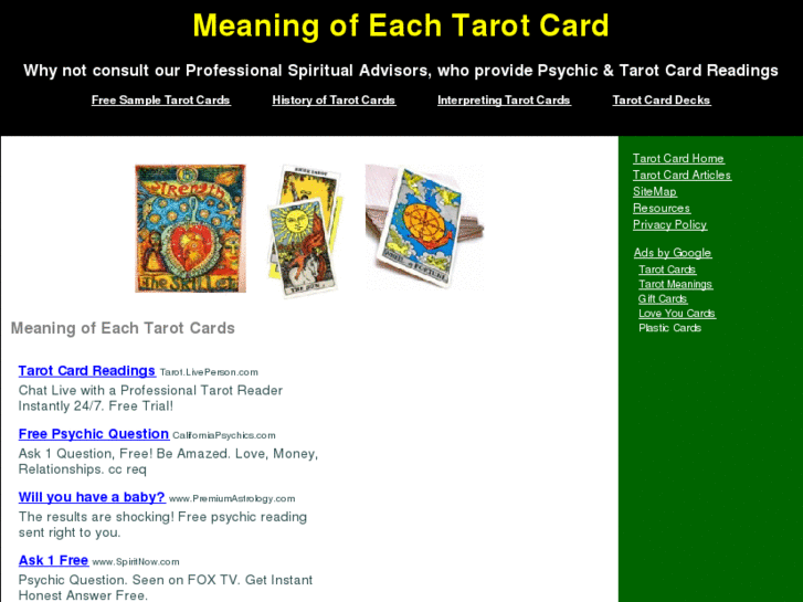 www.meaningofeachtarotcard.com