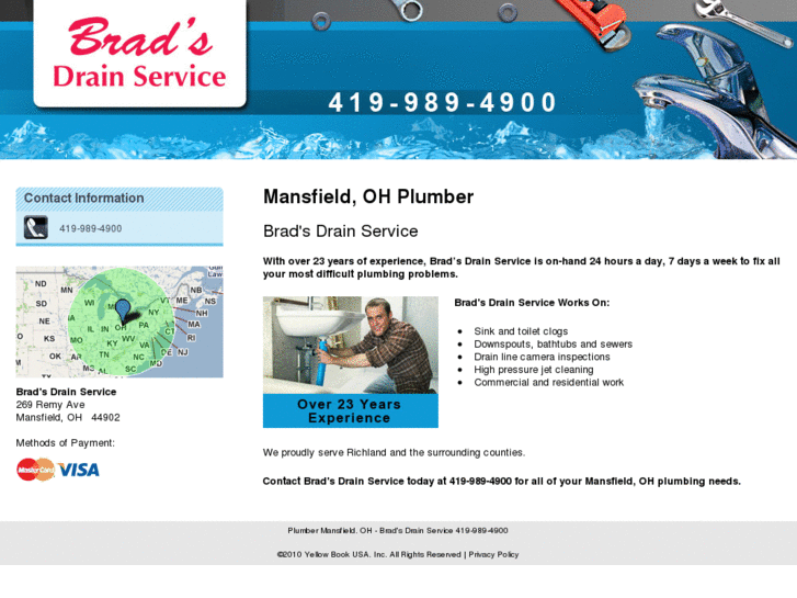 www.bradsdrainservice.com