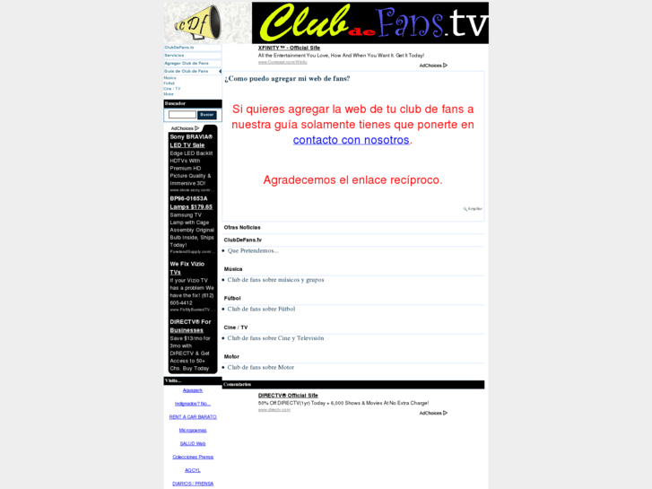 www.clubdefans.tv
