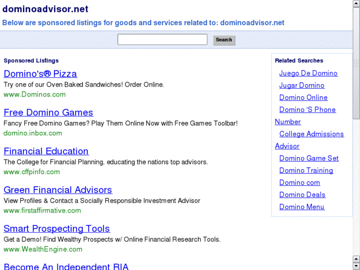 www.dominoadvisor.net