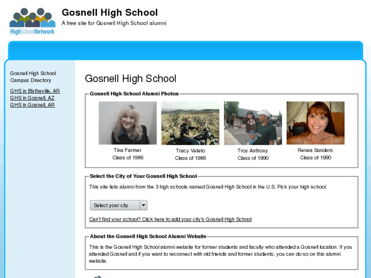 www.gosnellhighschool.com