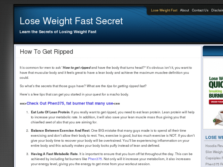 www.looseweightfastsecret.com