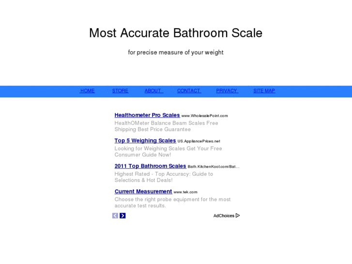 www.mostaccuratebathroomscale.com