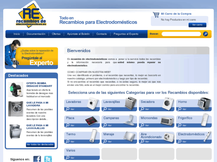 www.recambiodeelectrodomesticos.com