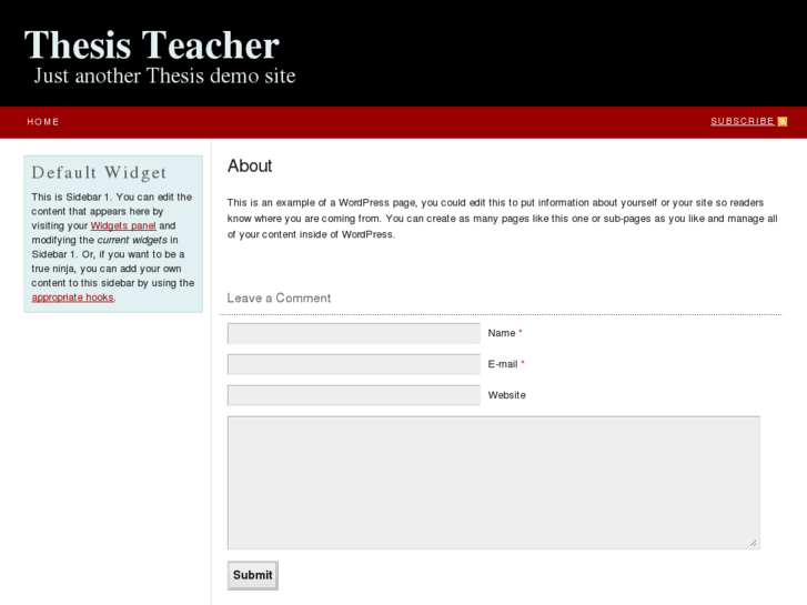 www.thesisteacher.com