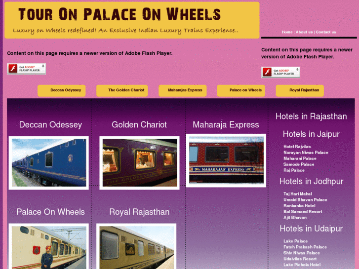 www.touronpalaceonwheels.com