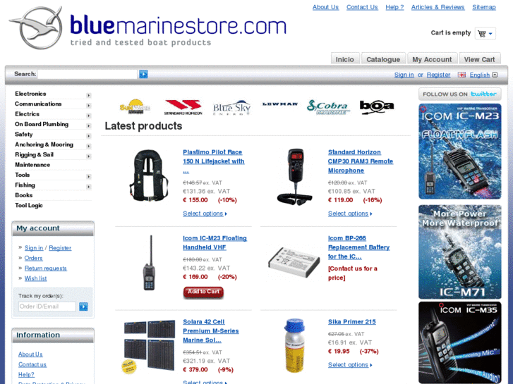 www.bluemarinestore.com