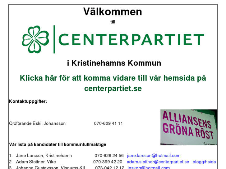 www.centerpartiet.info