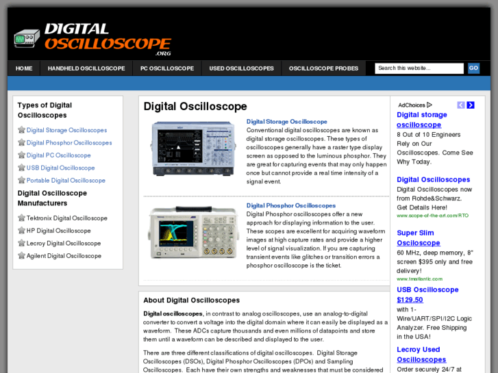 www.digitaloscilloscopes.org