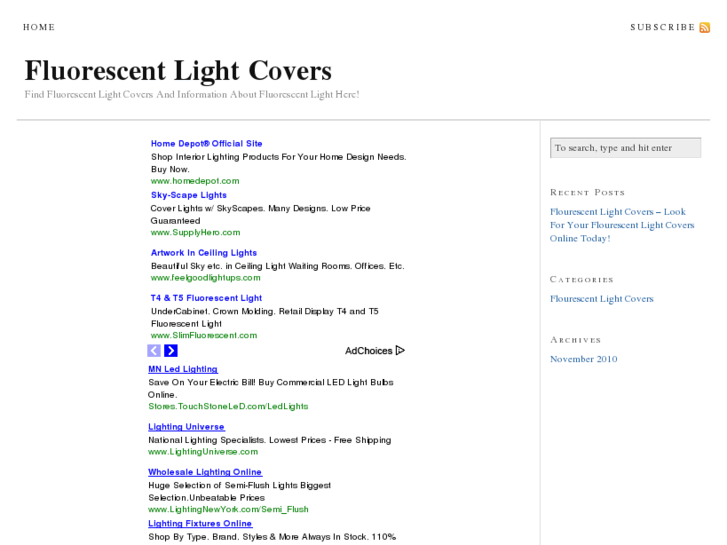 www.fluorescentlightcovers.net