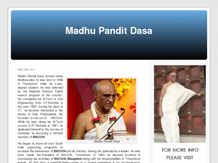 www.madhupanditdasa.com