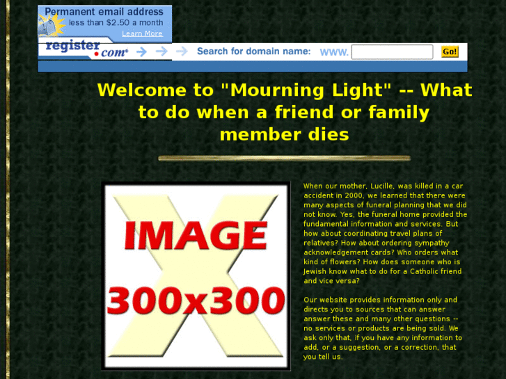 www.mourninglight.com