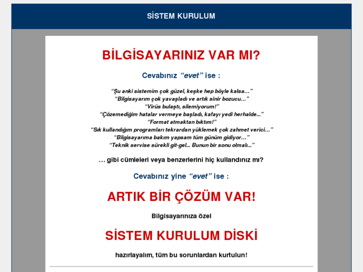 www.sistemkurulum.com