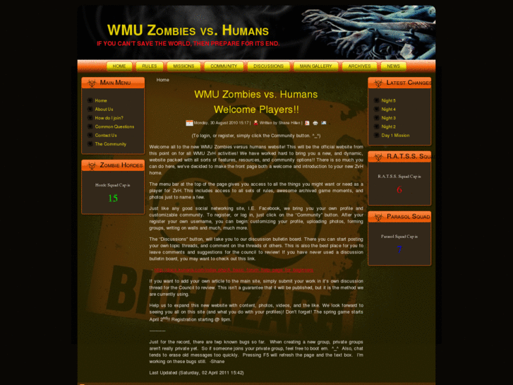 www.zombiesversushumans.com