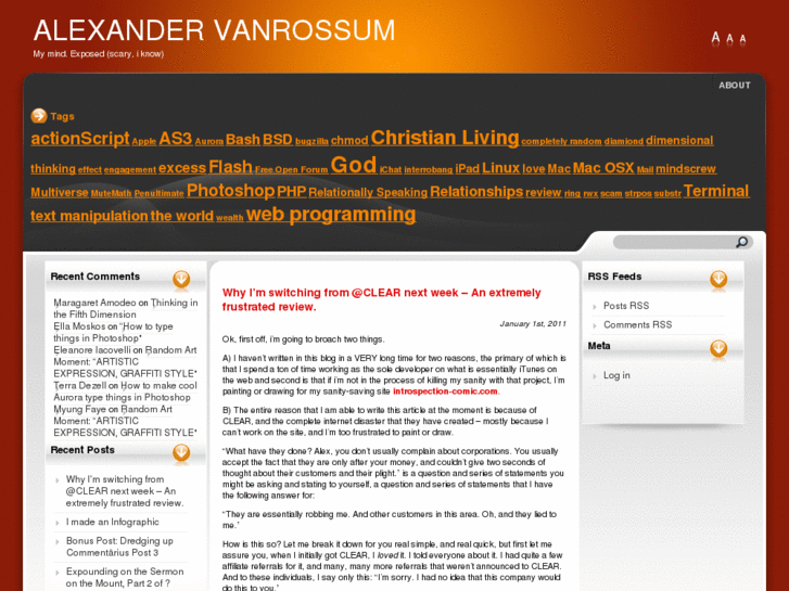 www.alexvanawesome.com