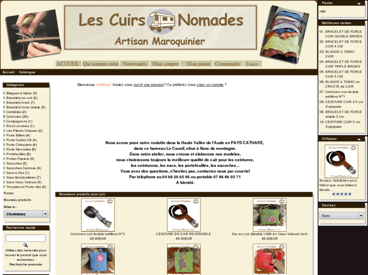 www.cuirsnomades.com