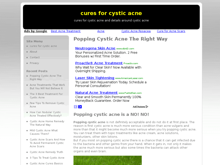 www.curesforcysticacne.com