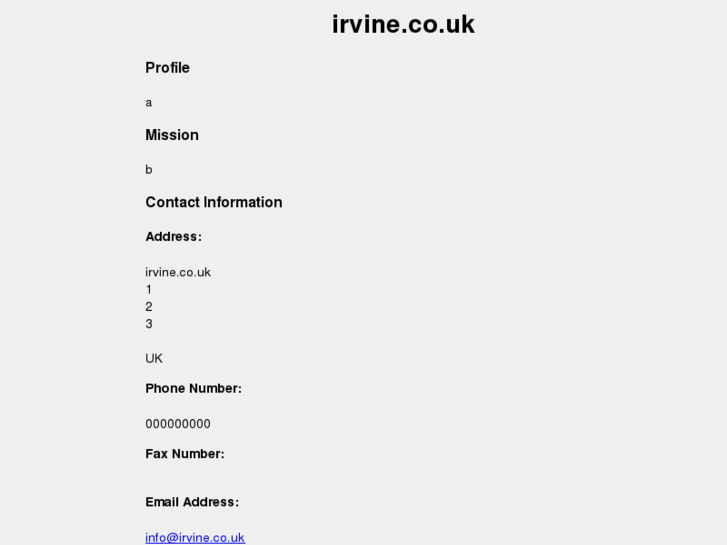 www.irvine.co.uk