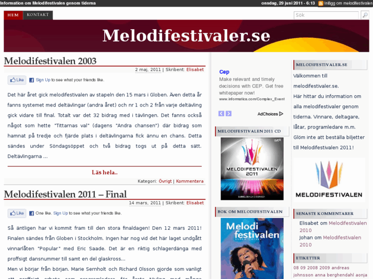 www.melodifestivaler.se