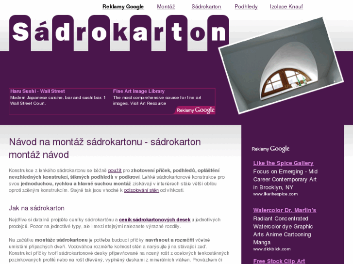 www.montaz-navod-sadrokarton.cz