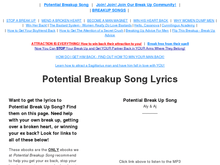 www.potentialbreakupsong.net