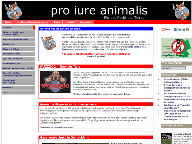 www.pro-jure-animalis.de