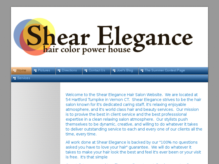 www.shearelegancehairsalon.com