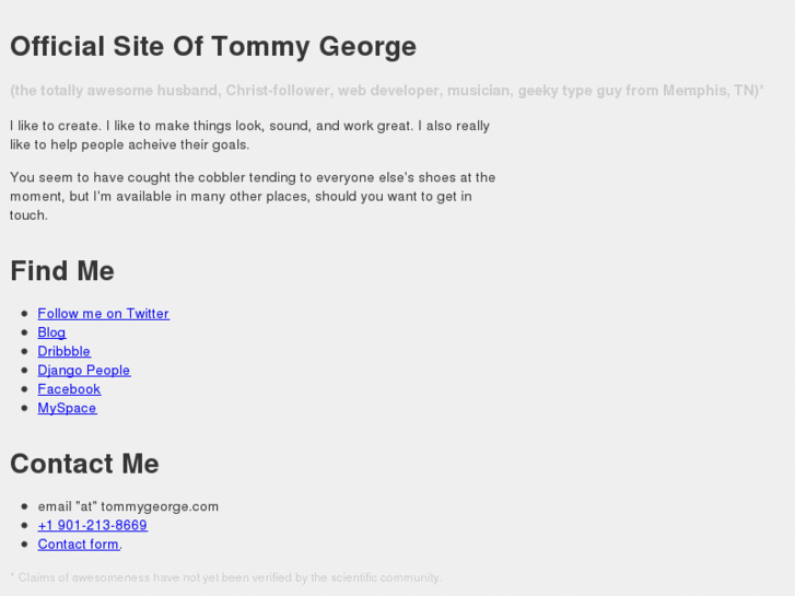 www.tommygeorge.com