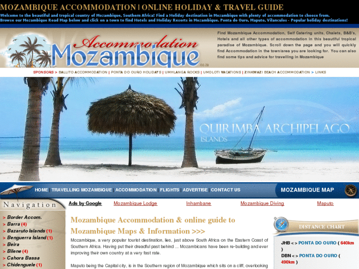 www.accommodationinmozambique.com