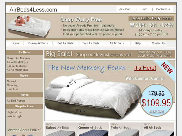 www.airbeds4less.com