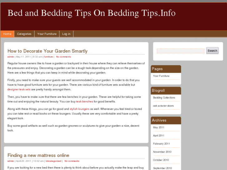 www.beddingtips.info