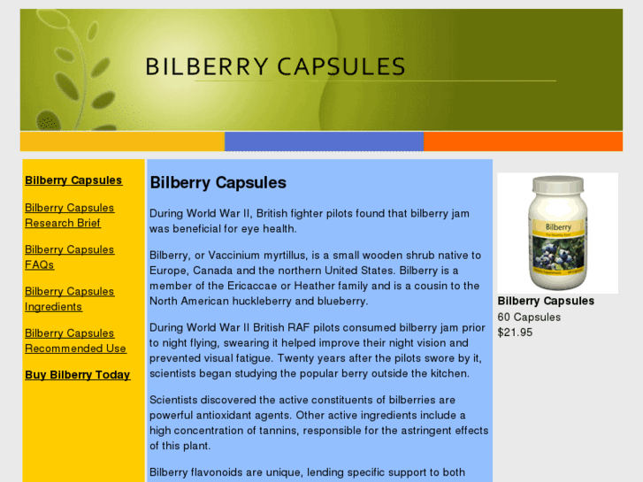 www.bilberrycapsules.net