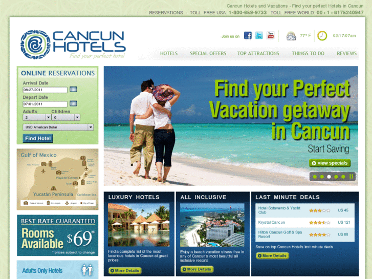 www.cancunhotels.com