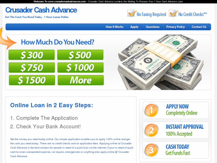 www.crusadercashadvances.com