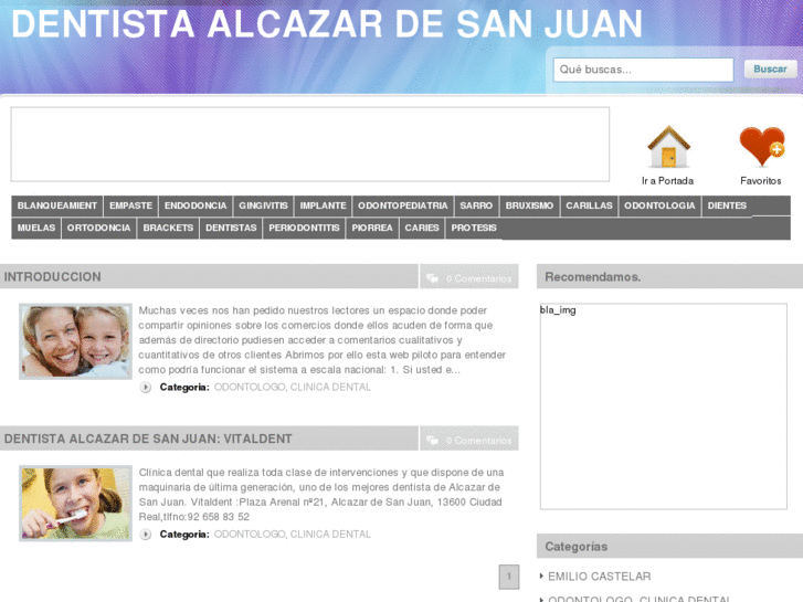 www.dentistaalcazardesanjuan.es