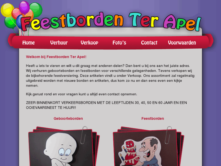 www.feestbordenterapel.nl