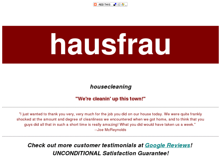 www.hausfrauknoxville.com