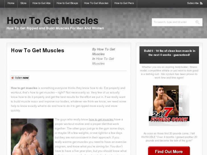 www.howtogetmuscles.org